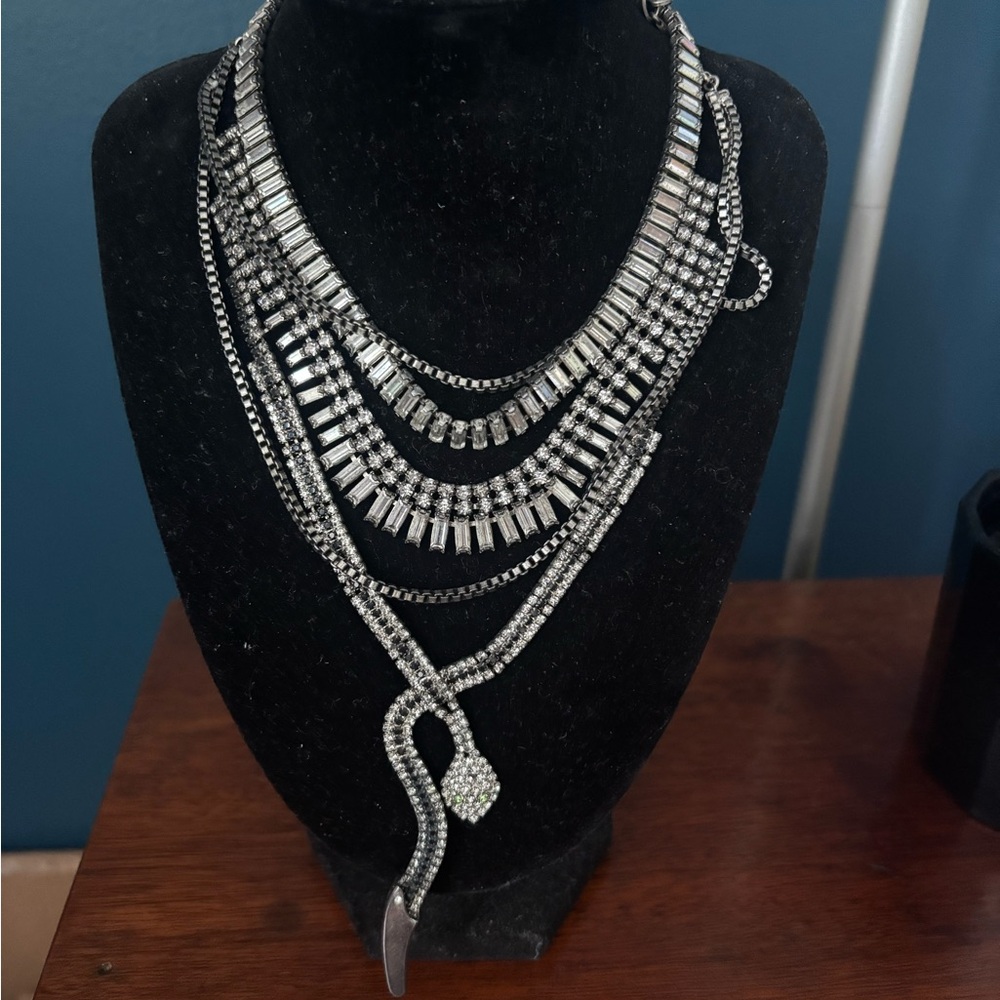 Dylanlex Silver Statement Necklace - image 1